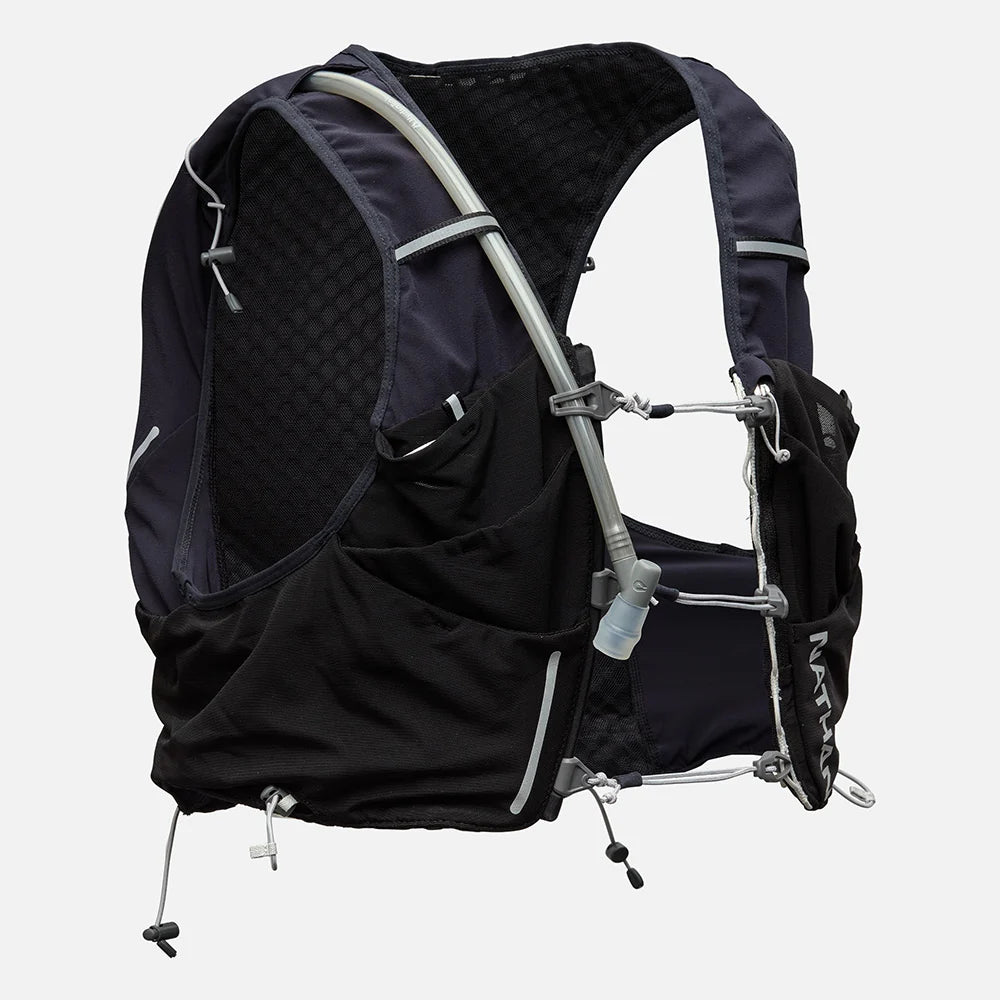 NATHAN - Pinnacle Pro 12 Liter Hydration Race Vest (Black/Silver)