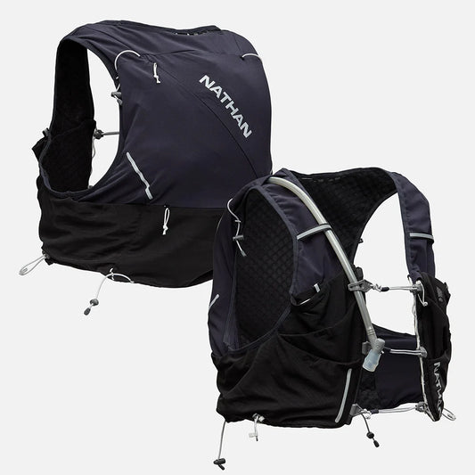 NATHAN - Pinnacle Pro 12 Liter Hydration Race Vest (Black/Silver)