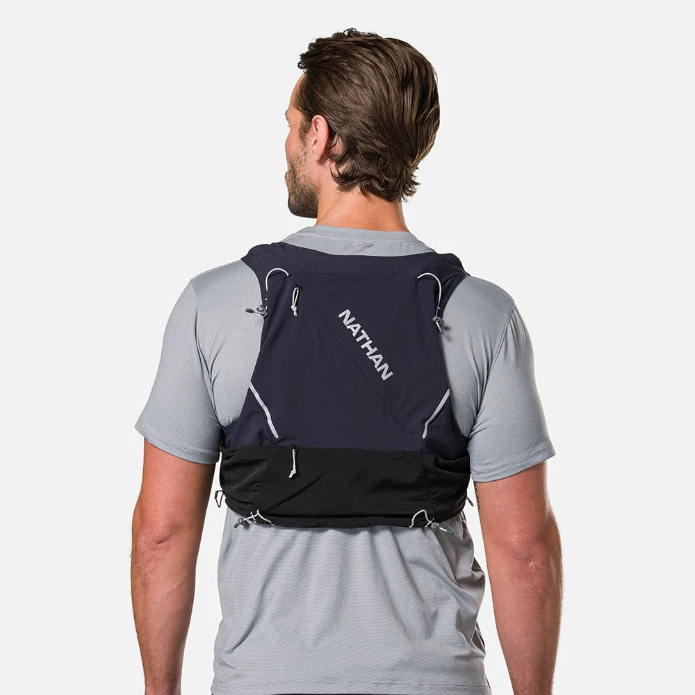 NATHAN - Pinnacle Pro 12 Liter Hydration Race Vest (Black/Silver)