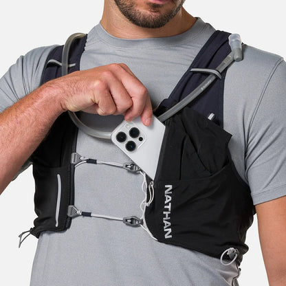 NATHAN - Pinnacle Pro 12 Liter Hydration Race Vest (Black/Silver)