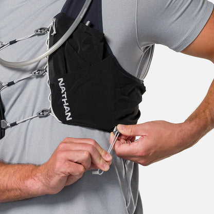 NATHAN - Pinnacle Pro 12 Liter Hydration Race Vest (Black/Silver)