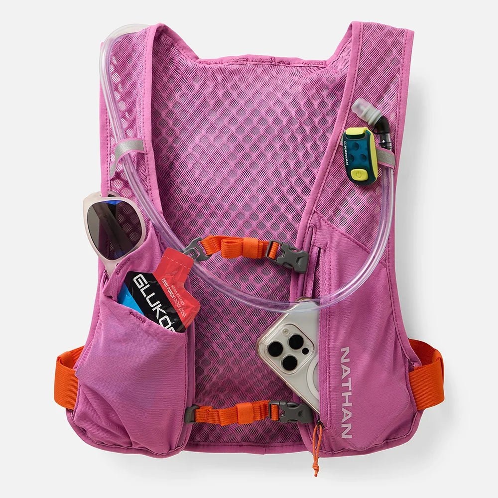 NATHAN - QuickStart 3.0 4 Liter Hydration Pack (Fuchsia/Orange Blaze)