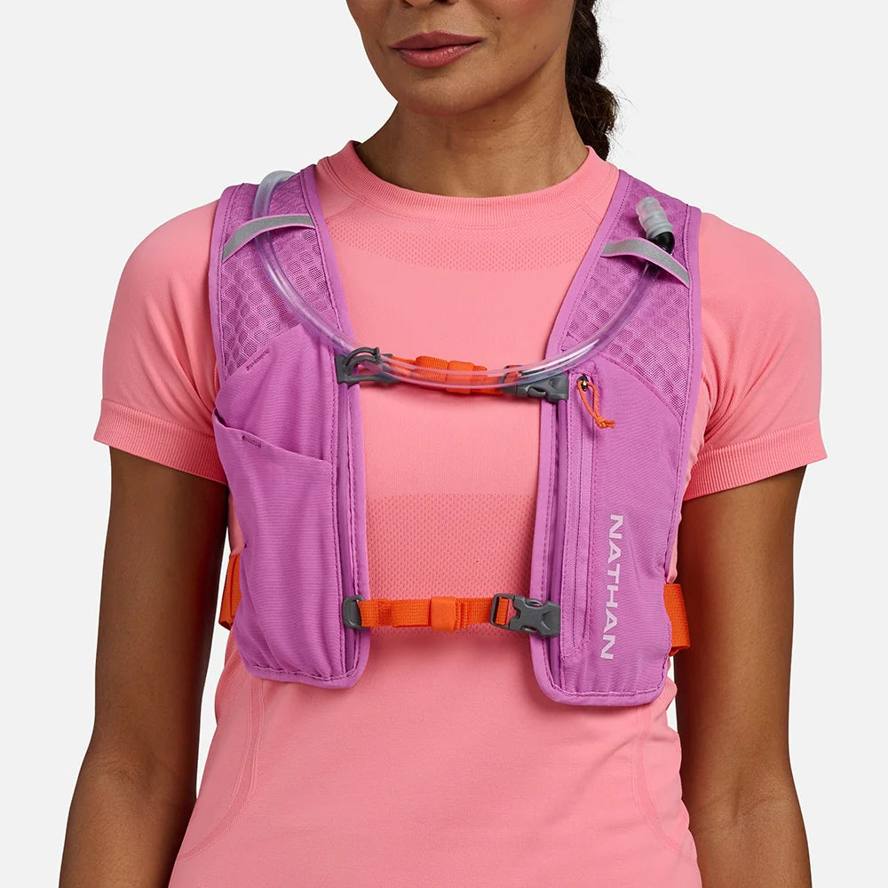 NATHAN - QuickStart 3.0 4 Liter Hydration Pack (Fuchsia/Orange Blaze)