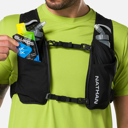 NATHAN - QuickStart 3.0 4 Liter Soft Flask Hydration Pack (Black)