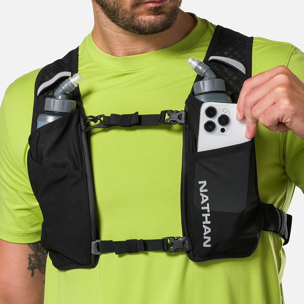 NATHAN - QuickStart 3.0 4 Liter Soft Flask Hydration Pack (Black)