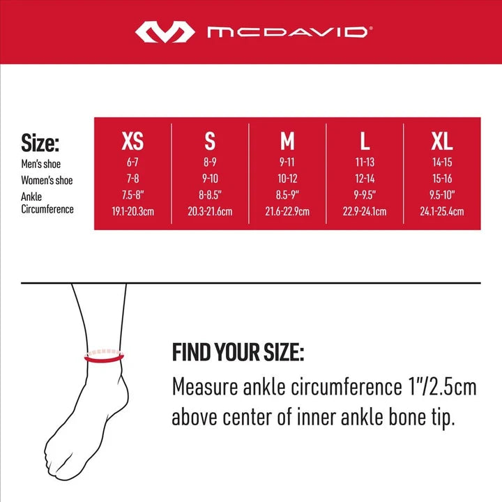McDavid Lace-Up Ankle Support Brace With Straps